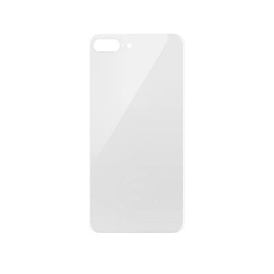 Rear Glass Replacement with Bigger Size Camera Hole Carving for iPhone 8 Plus (NO LOGO)-White Rear Glass Replacement with Bigger Size Camera Hole Carving for iPhone 8 Plus (NO LOGO)-White